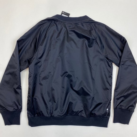 Under Armour Women's RUSH Woven Shine Crew Sweatshirt Small Black 1364012 Sample - Picture 4 of 8